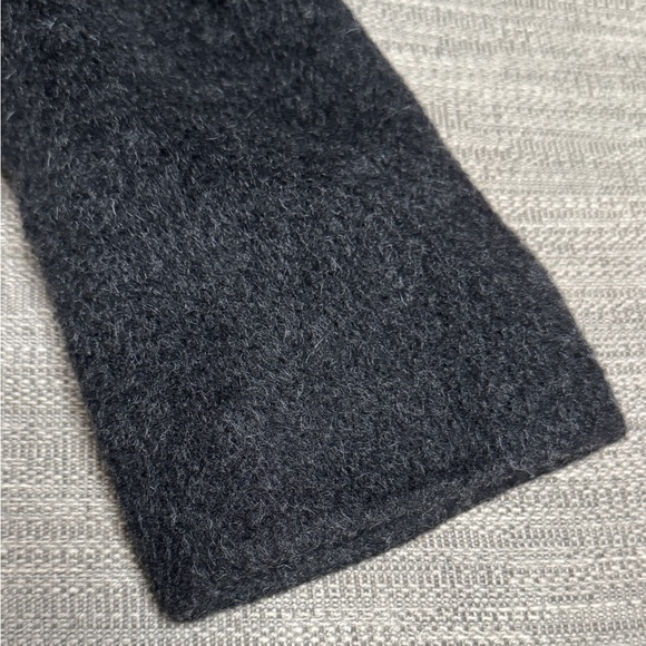 Whistles Double-Breasted Wool Coat Dark Gray Chambray Look US Size 8 Women’s - Picture 14 of 14